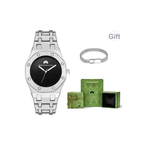 Corriberty Кварцевый механизм сплав ремешок мужские часы черный циферблат