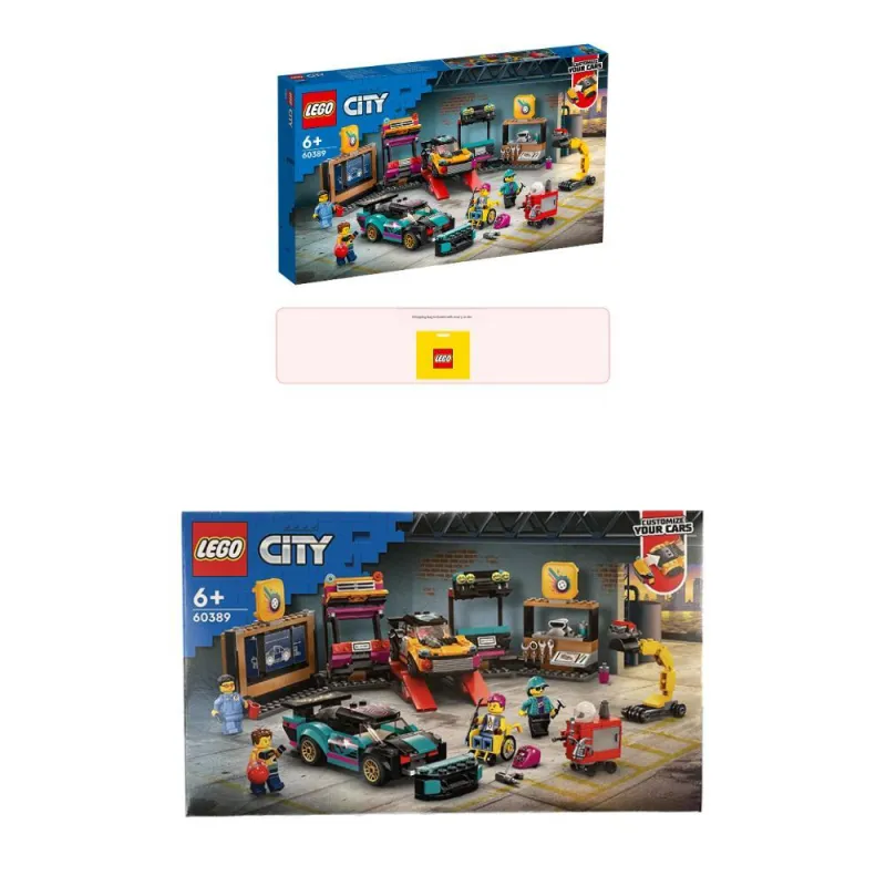 LEGO Custom Car Garage Building Blocks 60389-1