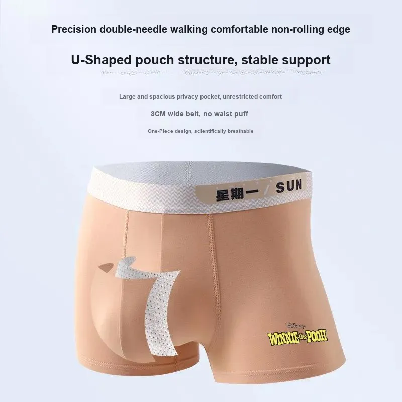 Disney 100% Cotton Boxer Briefs Men's 3 Pack-3