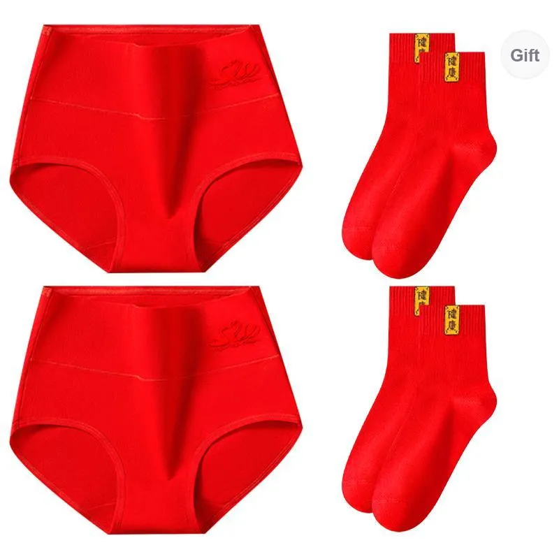Lanza Underpants Women's Combo Set Red-10