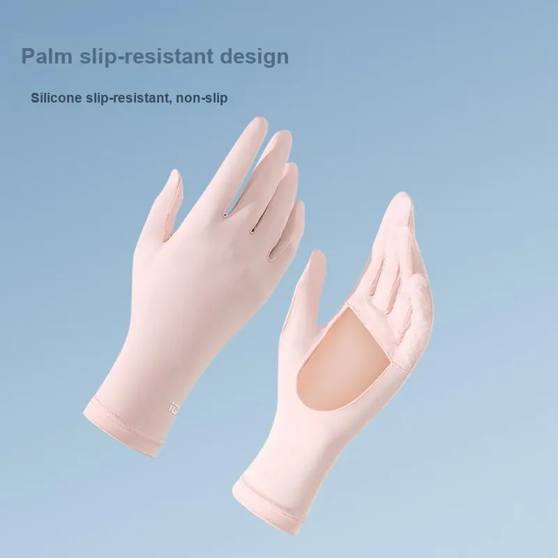 YUZHAOLIN Thin Sun Protection Gloves Women's-7
