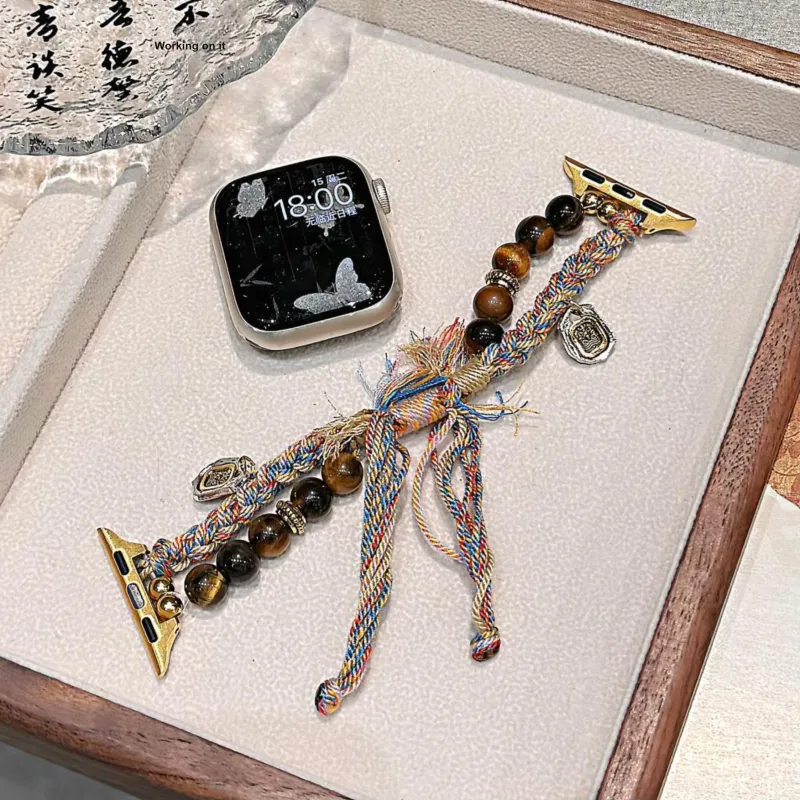 KVZUVUU Apple Compatibility Watch Band Fabric Material-4