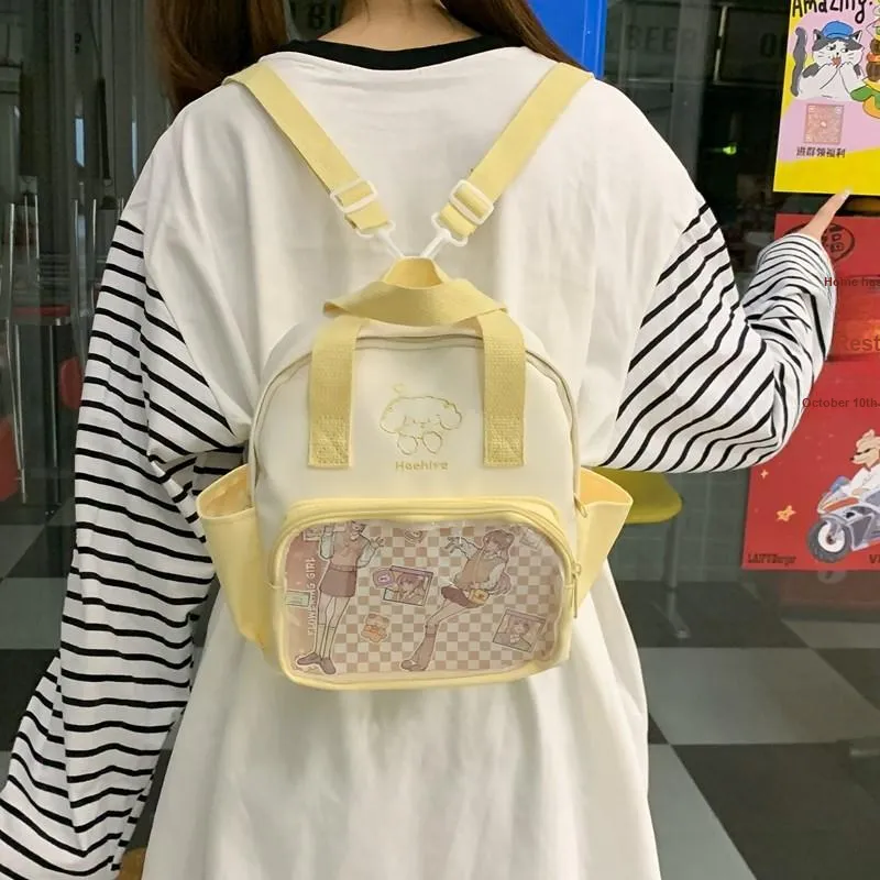 Single Warehouse Twill Backpack Handbag Regular Unisex Multicolor-8