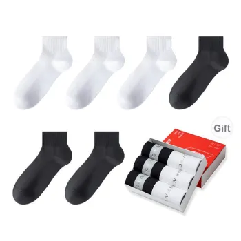 AOKANG Mid Calf Socks Unisex Gift Box Of 6 Doubles