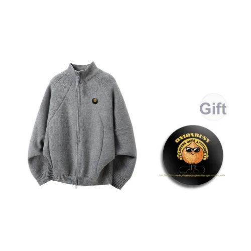 ONIONBUSY Трикотажная ткань Кардиган Унисекс