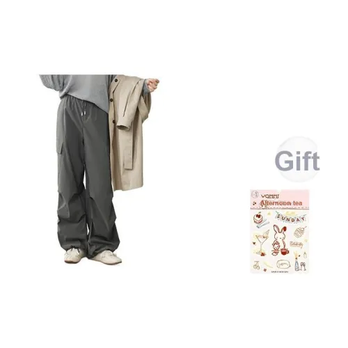 ZIHAN Темно-серый Женские Повседневные Брюки