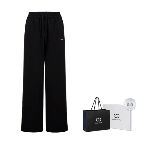 Chester Charles Casual Pants Unisex Black