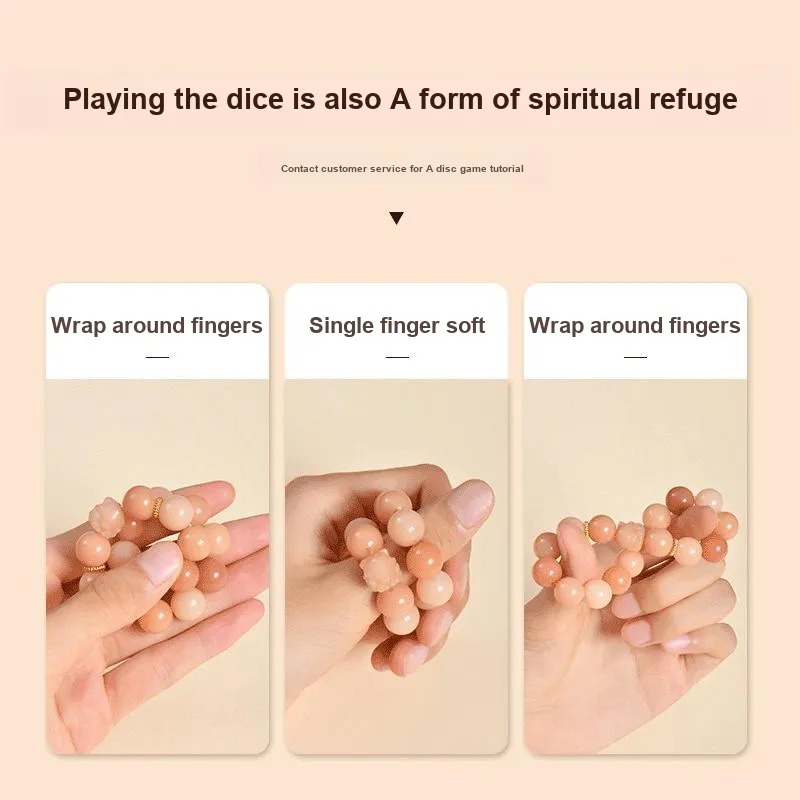 Xiang Yin Bodhi Root Fortune Bead Peaceful Joyful Buddhist Beaded Bracelet For Smooth Sailing In All Matters Unisex-3
