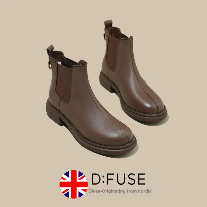 D:FUSE SCANDINAVIA Short Chelsea Boots 3.5cm Women's-7