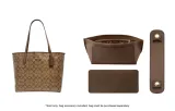 [Dark Brown Three-Piece Set]Open Top Liner+Wide Shoulder Pads+Bottom Pad