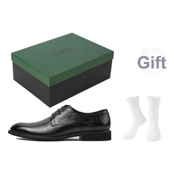 GXG Dress Shoes Men Low Top Regal Black/Elegant Brown