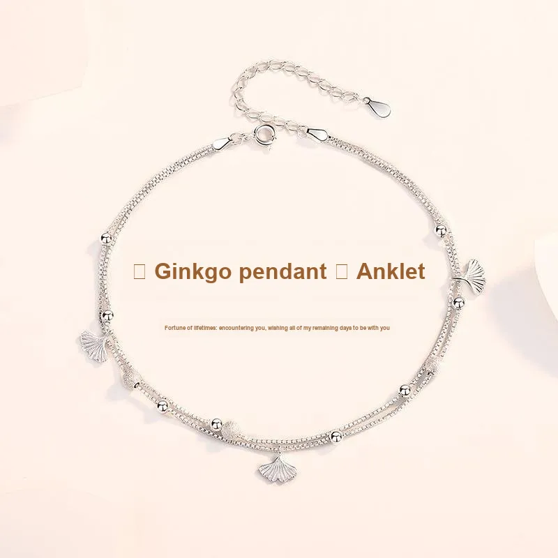 PARAS KORS 925 Sterling Silver Anklets Women's-1