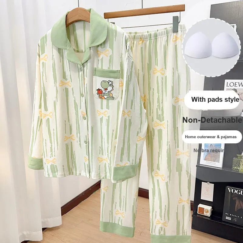 Sleeping Beauty Pajama Set Women's Green-2