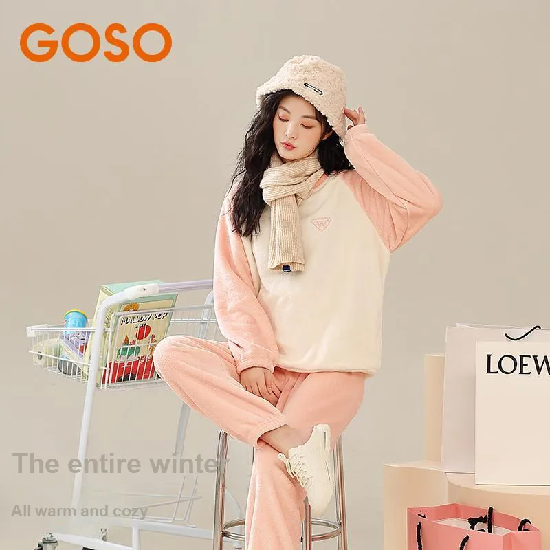 GOSO Thermal Set Women's Pink Orange-1