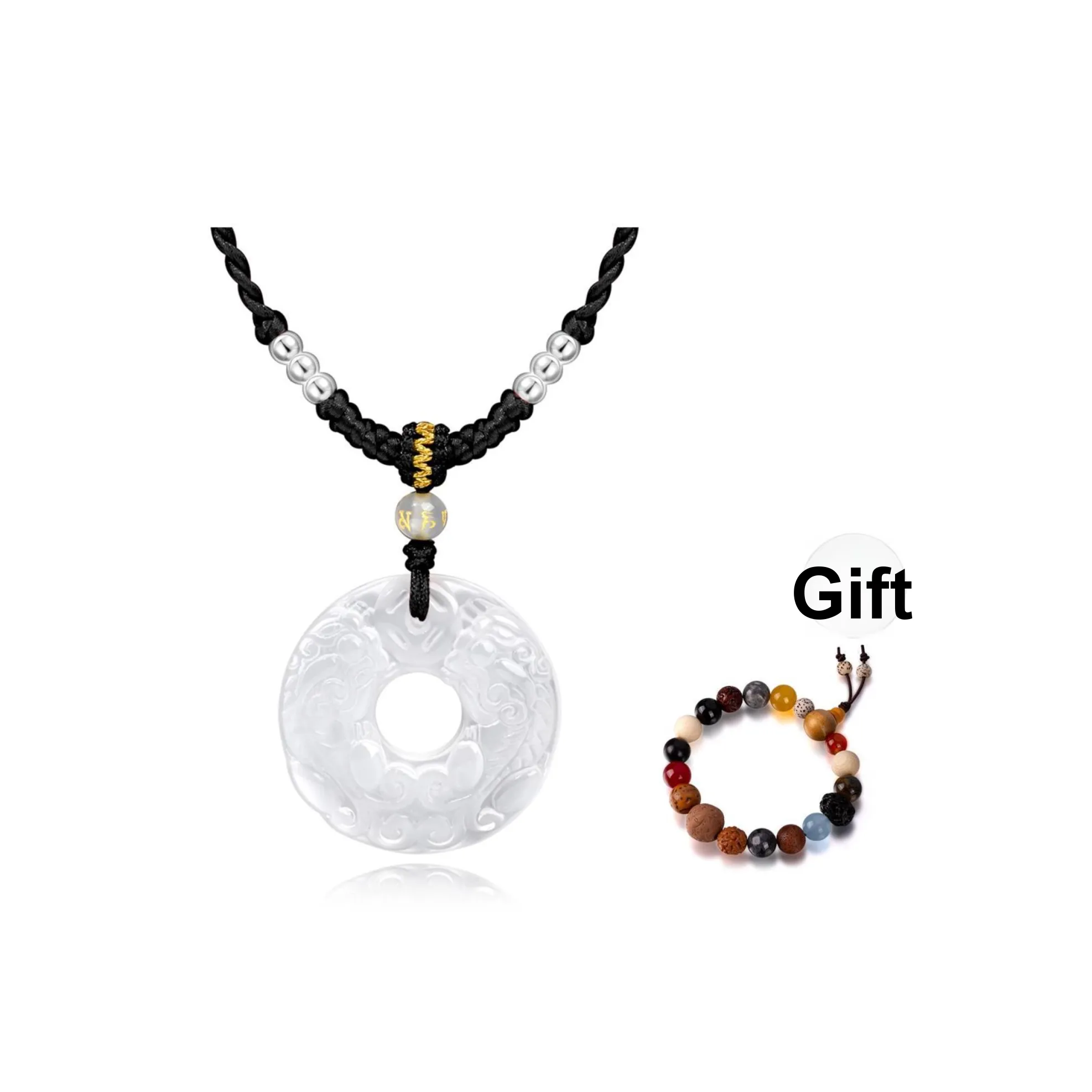 Lao Feng Xiang Jade Necklaces Unisex