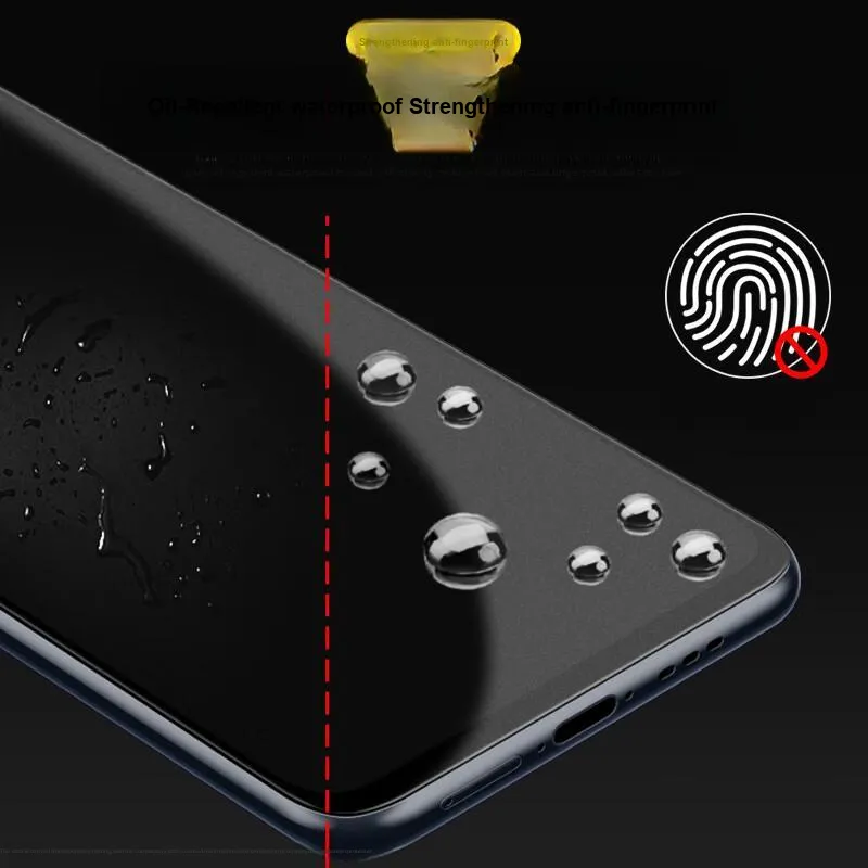 Suoyun Tempered Film Compatibility OnePlus Ace 3/Ace 2 Matte Full Coverage High Definition Anti Fingerprint-1