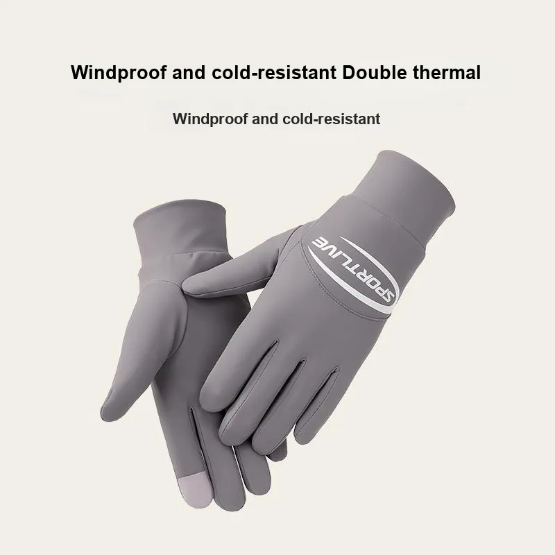 YUZHAOLIN Water Repellent Sports Gloves Men's-5