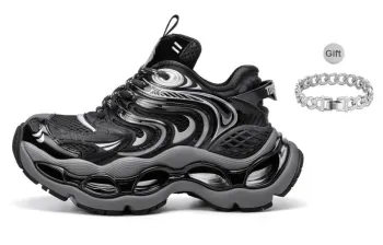 TIMESPEAK Low Top Couple, Chunky Sneakers Unisex