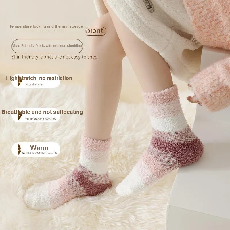 MIIOW Mid Calf Socks Women's 2 Pack-2