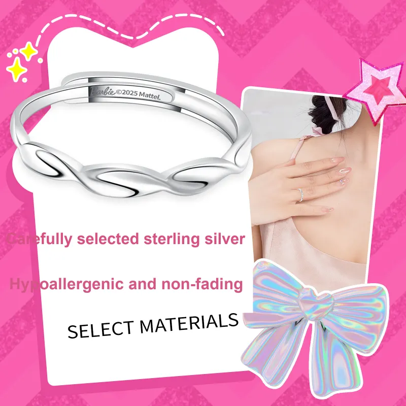 Barbie Sterling Silver Rings Unisex-1