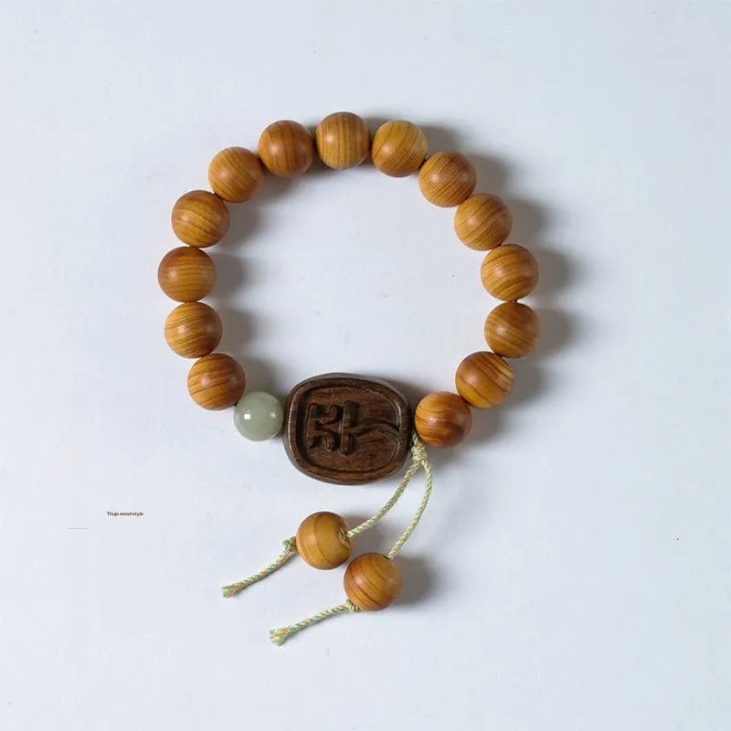 HANCANG Thuja Single Wrap Beaded Bracelet Unisex-4