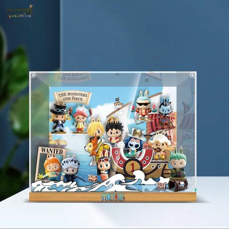 LIGHT YOUR BRICKS Compatibility Pop Mart Aquaman Collection Display Case Model Accessories-11