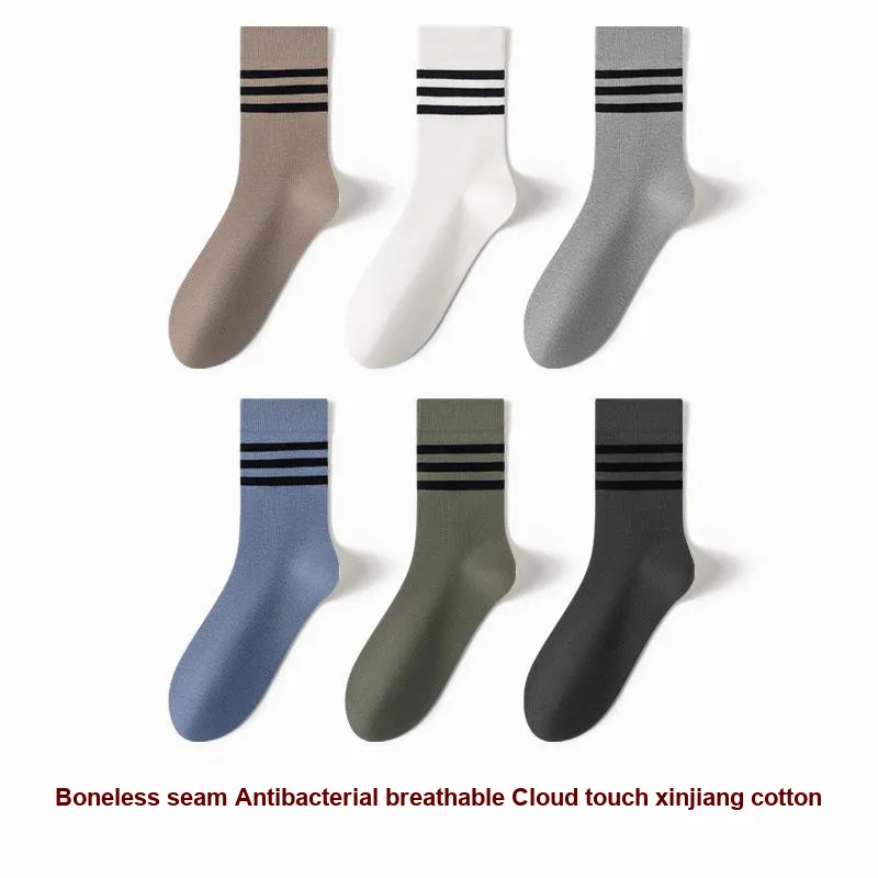MIIOW Mid Calf Socks Men's Combo Set-5