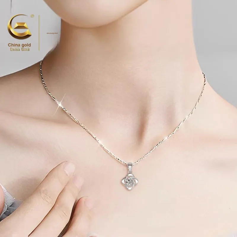ZSY Silver 925 Necklaces Women's-4