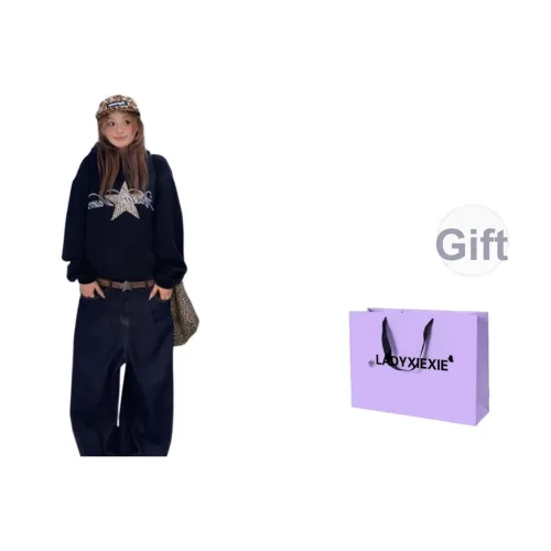 LADYXIEXIE Мультяшный свитшот женский