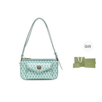 VANESSA HOGAN Pvc Mahjong Bag Shoulder Bag Crossbody Bag Women's Green