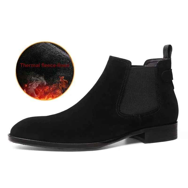 Devanro Short Chelsea Boots 3.0cm Men's-1