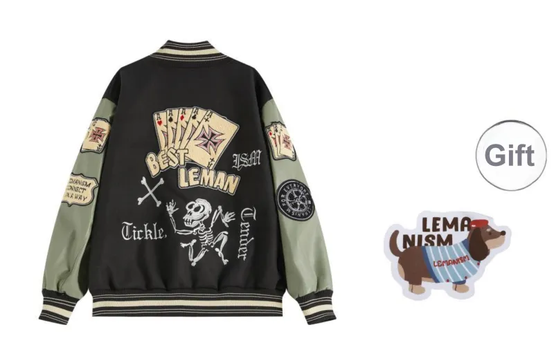 LEMANISM Baseball Jacket Unisex-6