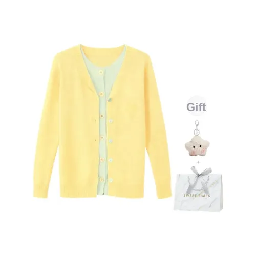 EVPGB Желтый Женский Трикотаж