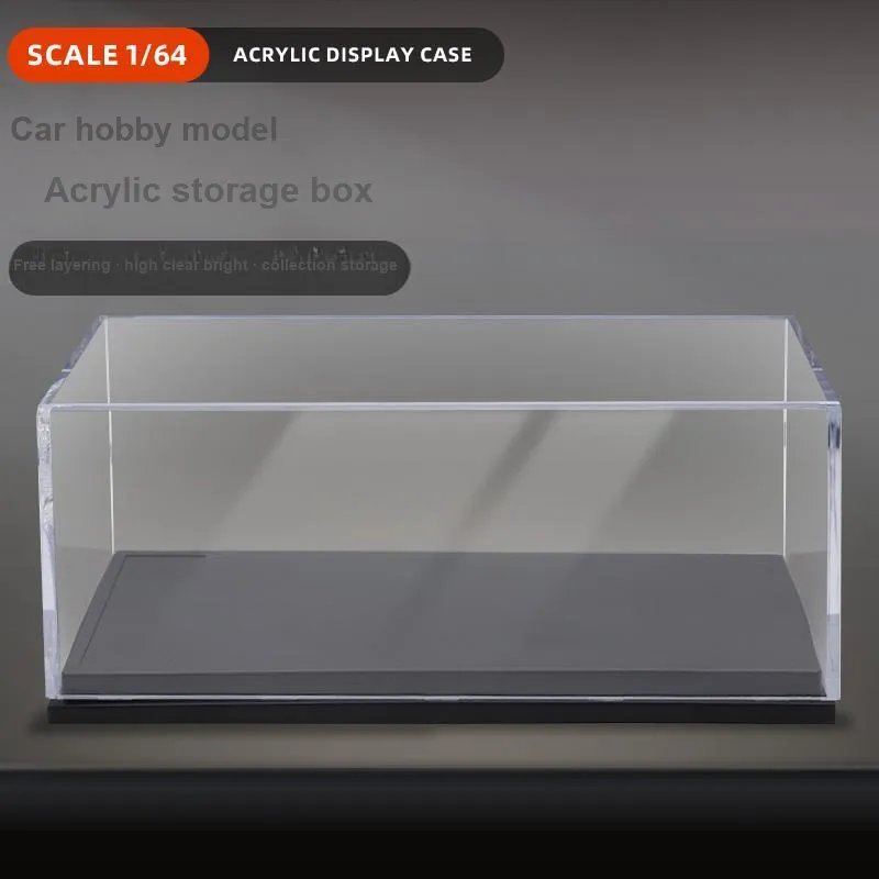 CHIYU Model Black Base Transparent Cover, Storage Display Case, Compatibility With Multiple Scales Model Accessories-23