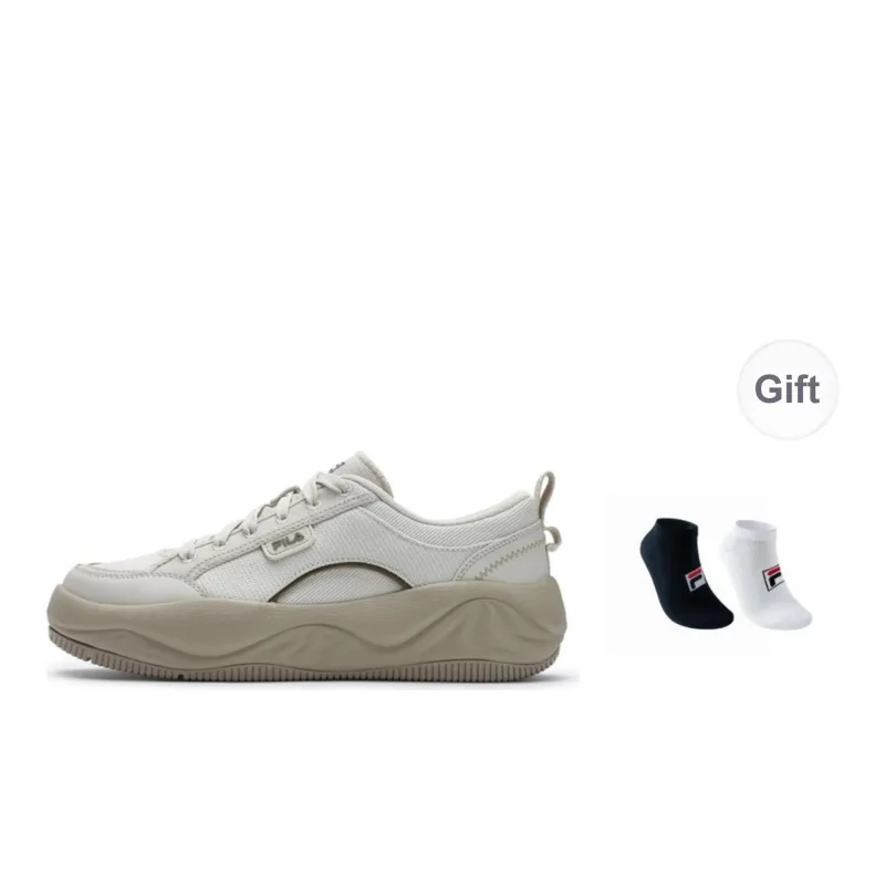 FILA Abrasion-Resistant Low-Top Canvas Shoes Men's Birch Tree Brown-5