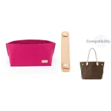 NF Medium Size Rose Red Liner+Vegetable Tanned Leather Shoulder Pads 23cm (Vegetable Tanned Cow Leather)