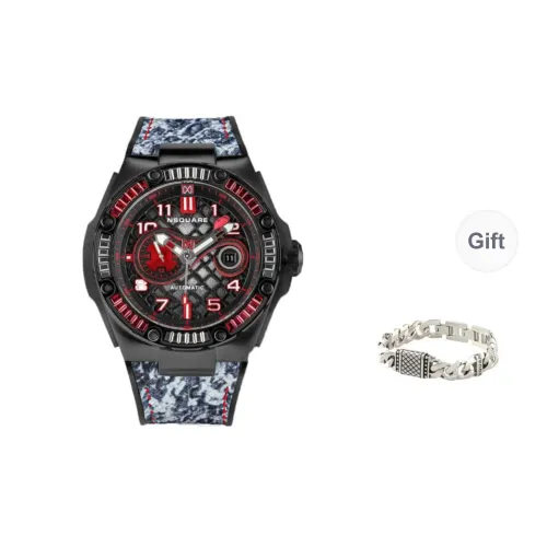 NSQUARE Snake Queen Pro Automatic Mechanical Movement Watch Men's Watches Red Watch Dial