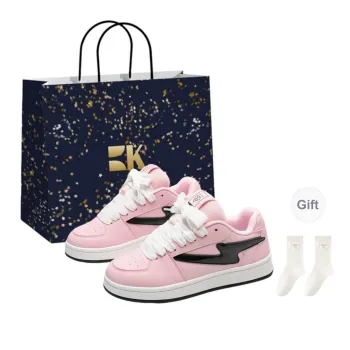 Boldi Kuki Non slip Lightweight Low Top Skateboard Shoes Women's Pink