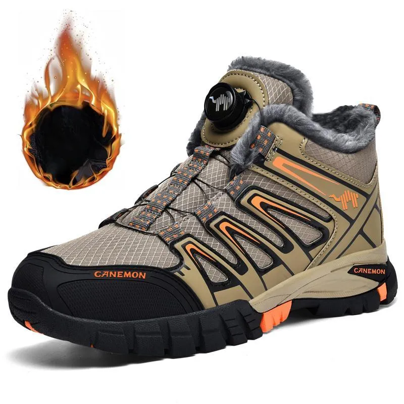 Pilot The Camel Anti-Slip And Wear-Resistant Lightweight Mid-Top Hiking Trekking Shoes Men's-13