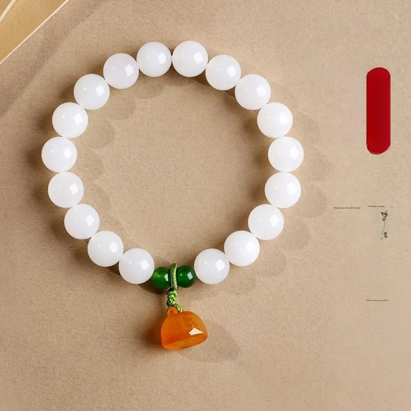 Phoenisess Golden Silk Jade Bracelets Women's-1