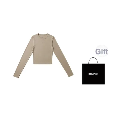 SMFK Shadow Серый Зеленый Женский Короткий Топ