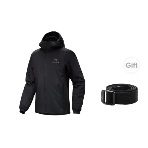 Arcteryx Atom Series Puffer Jackets Men Black+Belts