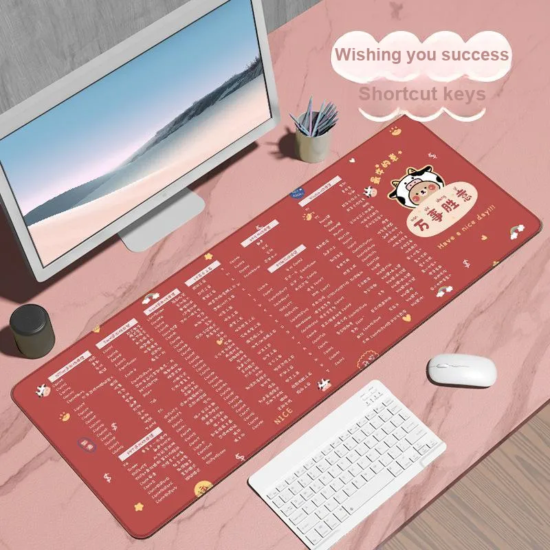 Beams Large Mouse Pad Multifunction Office And Gaming Keyboard Pad With Rubber Slip Resistant Desk Mat-3