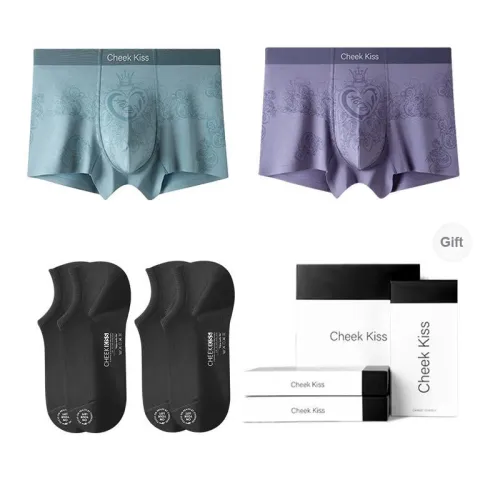 Cheekkiss Underpants Men's Gift Box Of 2 Strips