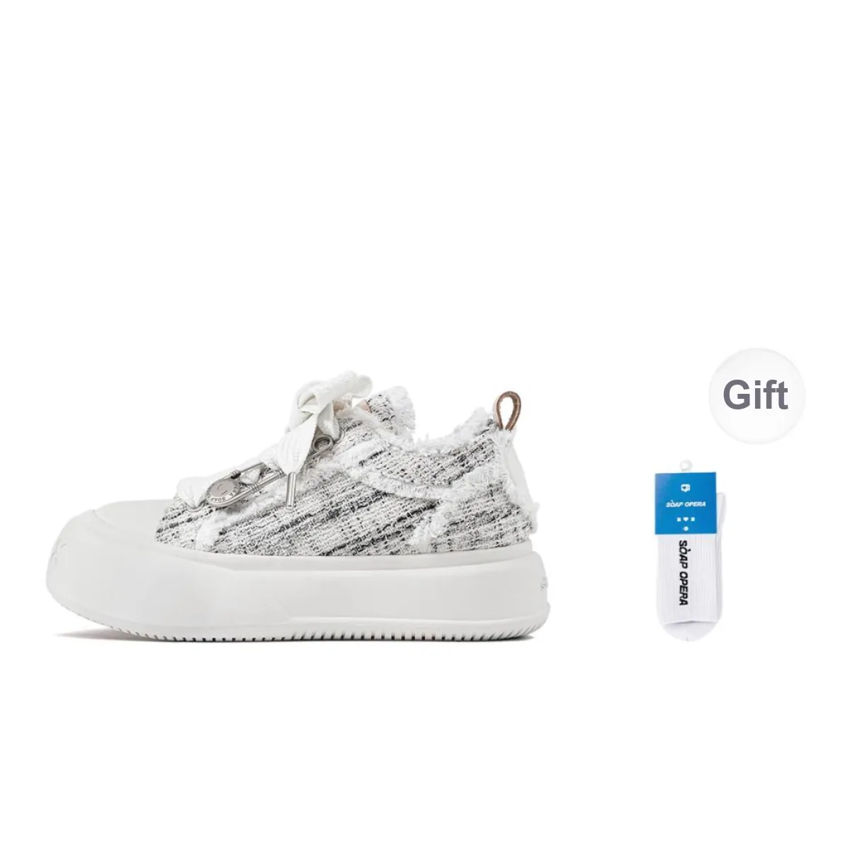 SOAP OPERA Basic Collection Skateboard Shoes Unisex Low Top
