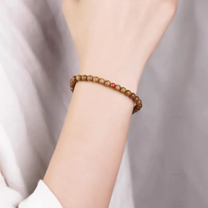 FANGYUANXIAOFU Laoshan Sandalwood Fragrance Bracelets Women's-1