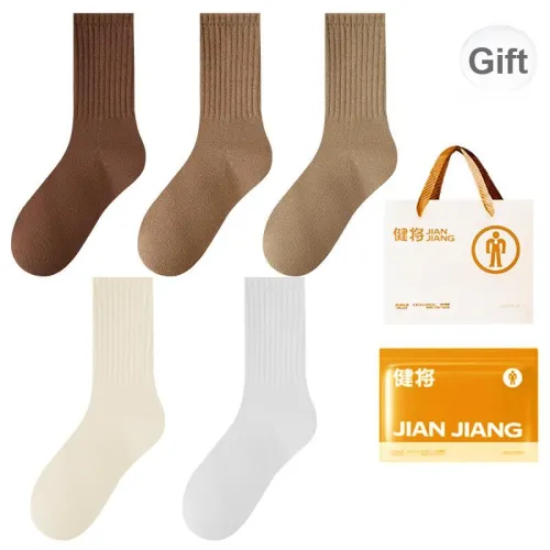Master Mid Calf Socks Women's Shopping Bag 5 Pack