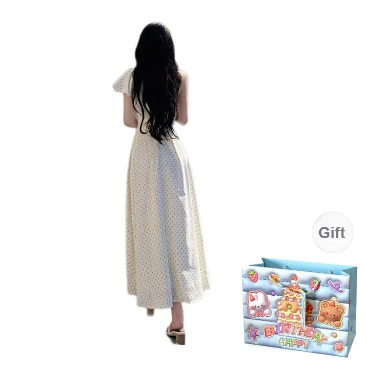 QUIET ANGEL Sleeveless Dress Women's White-1