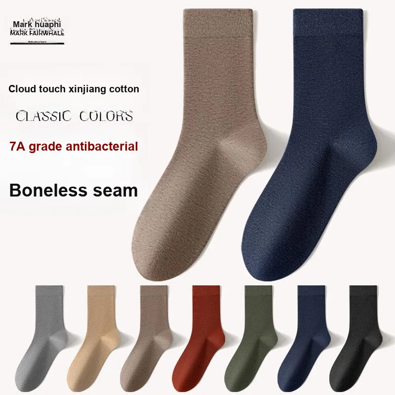 FAIRWHALE Mid Calf Socks Men's 5 Pack-1