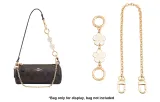 White Cherry Blossom Extender Chain 13cm+Copper Decorative Chain 35cm[Pure Copper]